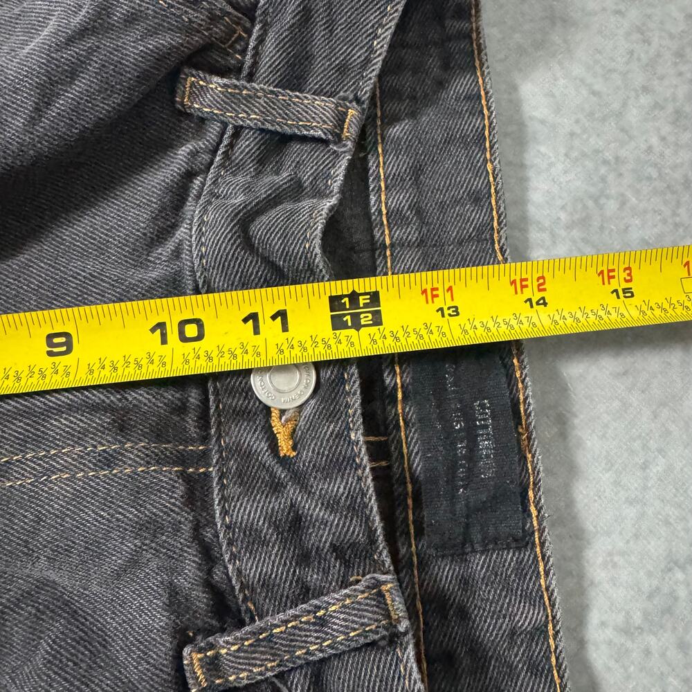 Cotton On Carpenter Jean Relaxed Straight Denim Black Womens - Size: 26x32 - Picture 7 of 11